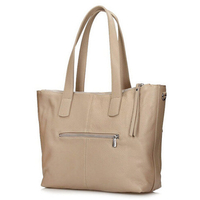 Handbag Toscanio Shopper Leather C268 beige