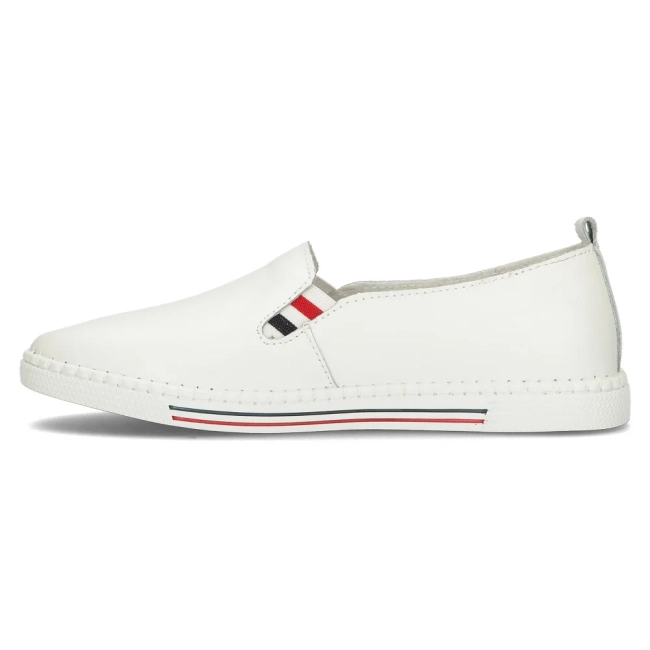 Leather shoes Filippo DP066/24 WH white
