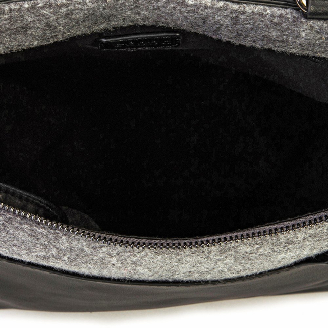 Handbag Keddo 398103/03-01 Grey Black