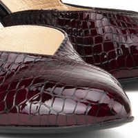 Pumps Filippo F280 Burgundy Crocodile