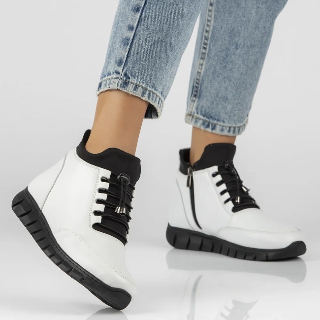 Artiker leather boots 55C0906 white