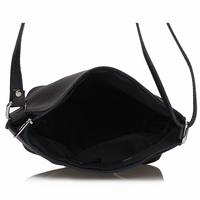 Handbag Toscanio Leather Messenger Bag C10 black