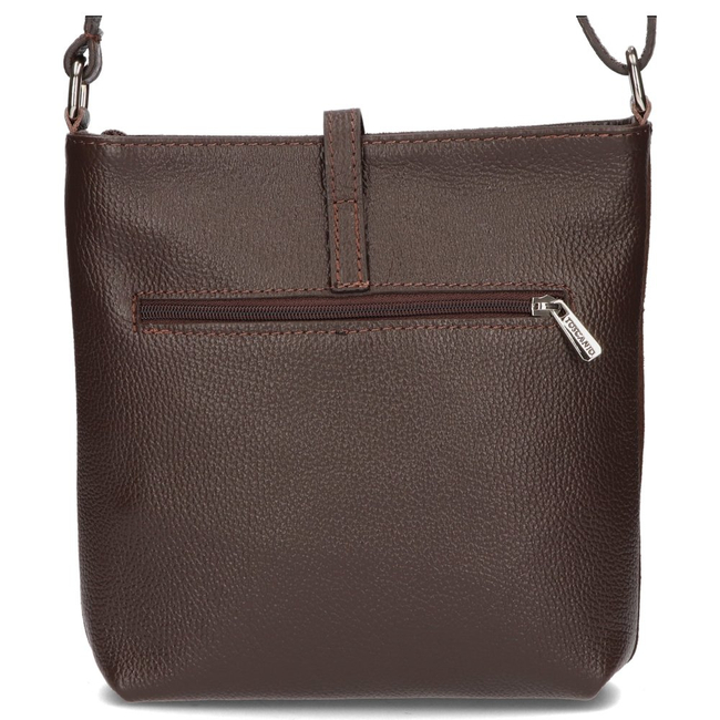 Handbag Toscanio Suede Messenger Bag A88 brown