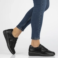 Leather shoes Filippo DP6633/24 BK black