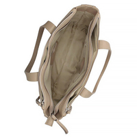 Handbag Toscanio Shopper Leather C268 beige