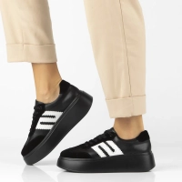 Leather sneakers Filippo DP7289/25 BK black