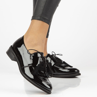 Leather shoes Sagan 4676 black