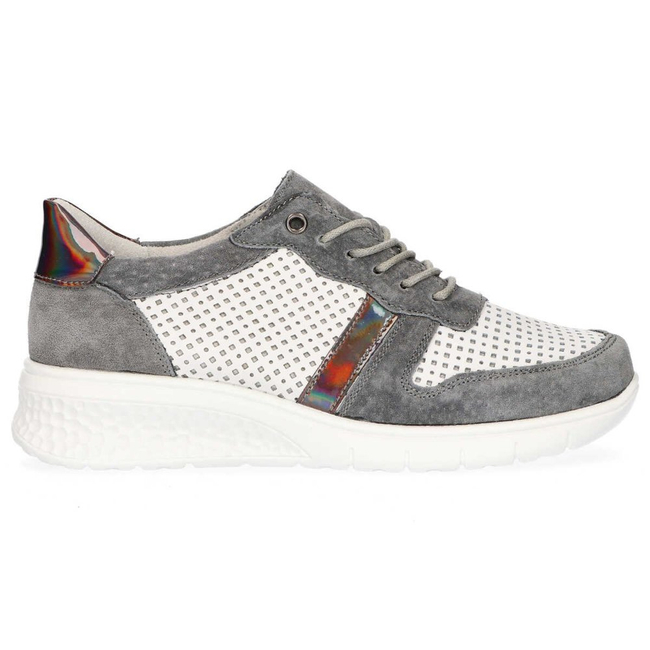 Leather shoes Filippo DP1389/20 WH GR Grey