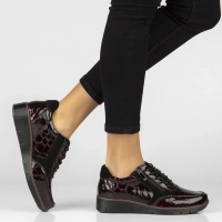 Leather shoes Filippo DP4912/26 BG CR burgundy