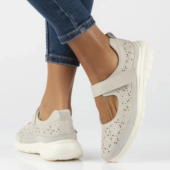 Leather shoes Filippo DP6073/24 BE beige