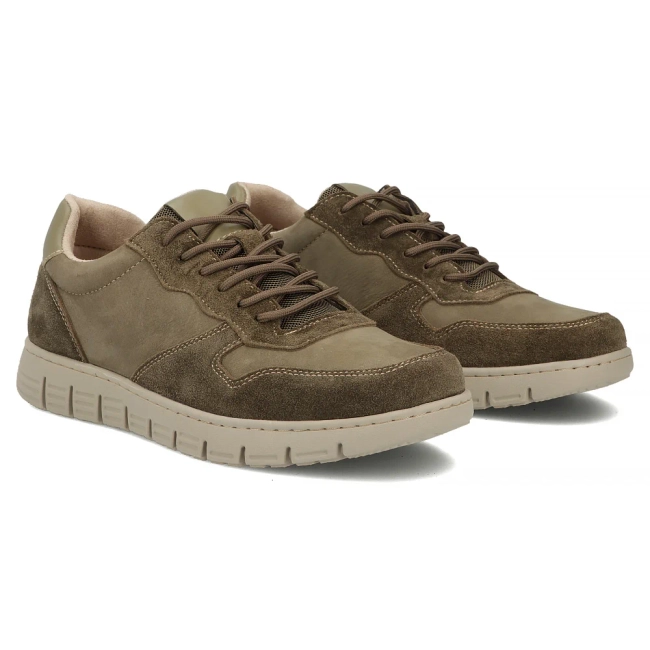 Leather sneakers Filippo MP8296/26 KH khaki