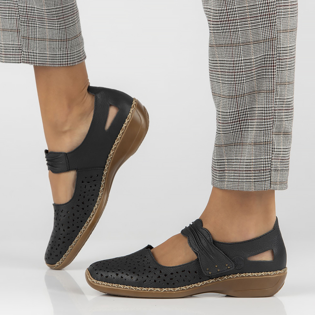 Leather Shoes Filippo 41399-14 navy