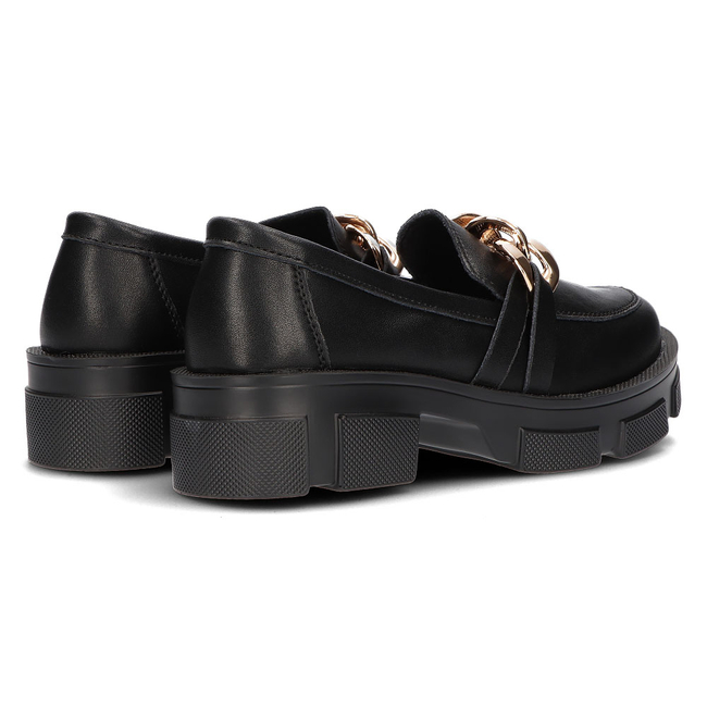 Leather shoes Filippo DP3221/21 BK black