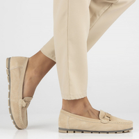 Leather loafers Filippo DP3630/23 BE beige