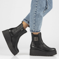 Suede ankle boots Filippo 60390 black