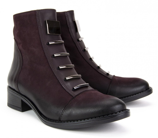 Ankle Boots Filippo 457s Plum Nubuck