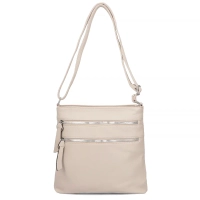 Messenger bag dark beige classic