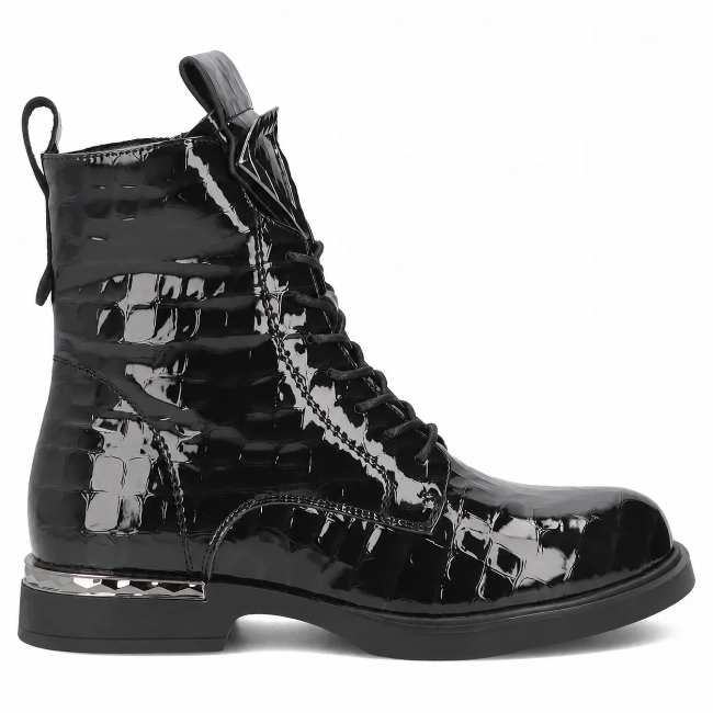 Leather ankle boots Filippo DBT8038/26 BK black