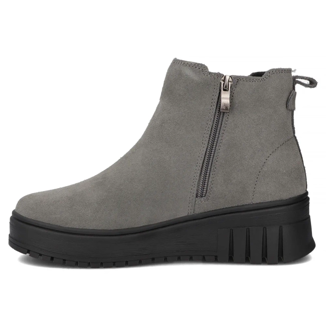 Leather ankle boots Filippo DBT7279/25 GR grey