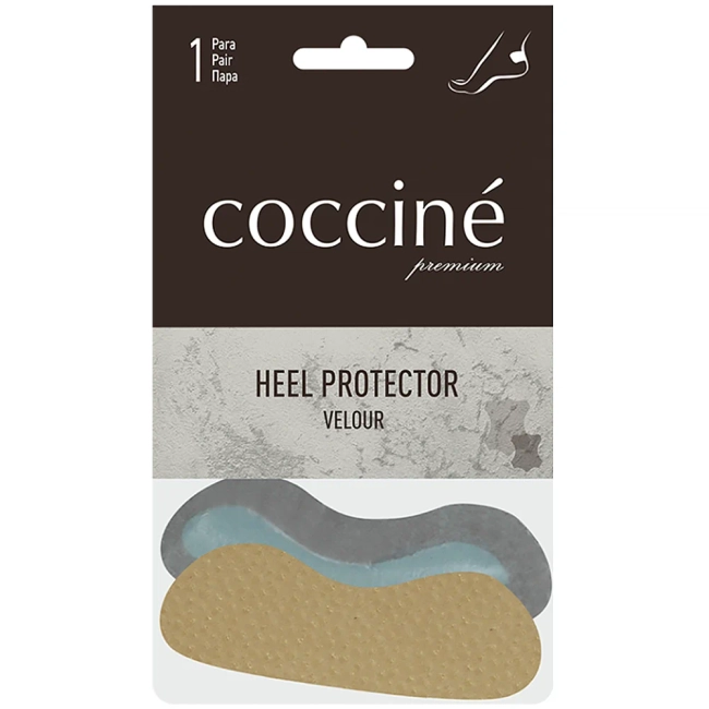 Coccine velour heel grips