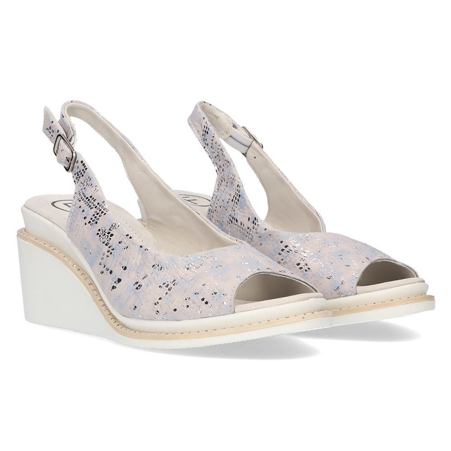 Leather sandals Filippo DS2150/21 SI silver