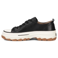 Leather sneakers Filippo DP7501/26 BK black
