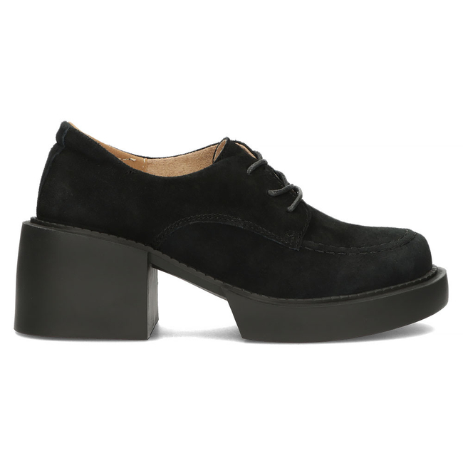 Leather shoes Filippo DP4919/23 BK black