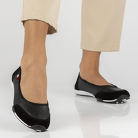 Skórzane baleriny Filippo DP142/23 BK czarne