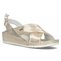 Leather sandals Filippo 50056 gold