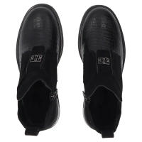 Leather ankle boots Filippo DBT8201/26 BK black