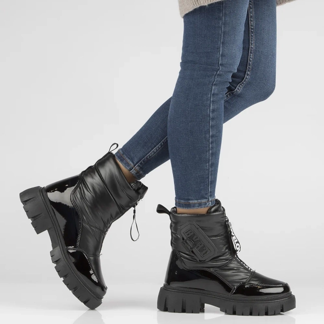 Śniegowce Filippo DBT4960/24 BK czarne