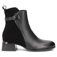 Leather ankle boots Filippo DBT8046/26 BK black