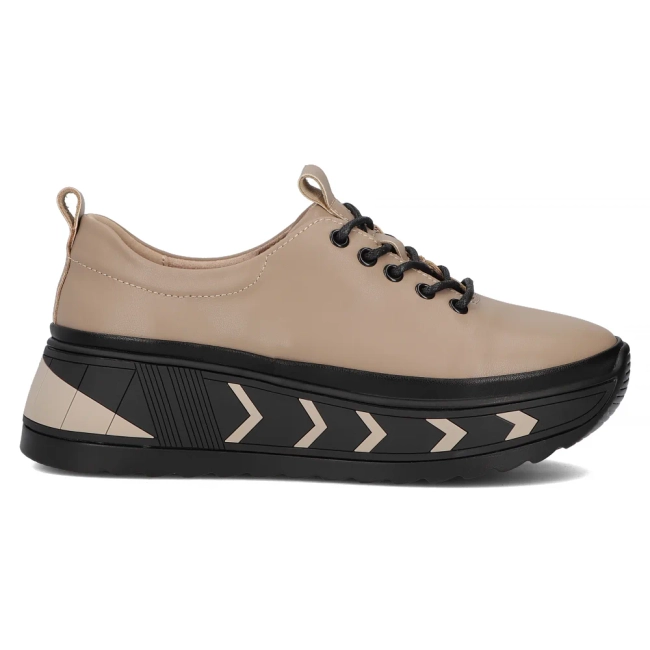Leather sneakers Filippo DP6427/24 TP taupe