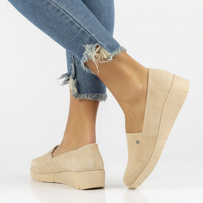 Leather shoes Filippo DP3628/22 BE beige