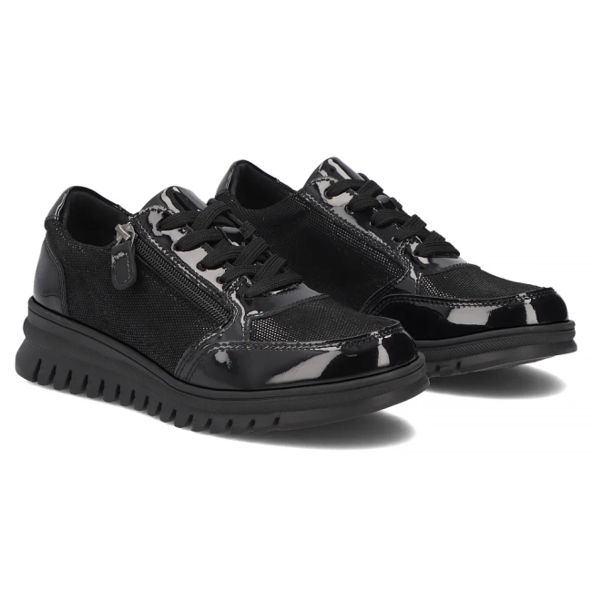Leather shoes Filippo DP8105/26 BK black