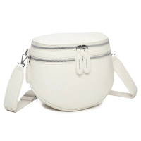 Beige shoulderbag zippella