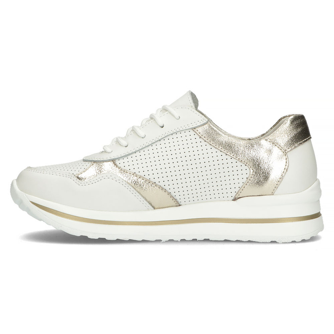 Leather sneakers Filippo DP3544/22 WH white