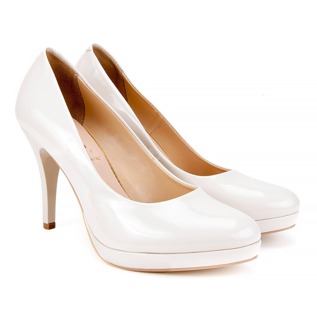 Pumps SALA 9438/686 beige, lacquered