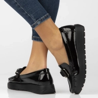 Leather loafers Filippo DP7056/25 BK L black