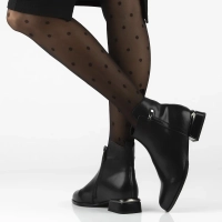 Leather ankle boots Filippo DBT7382/25 BK black