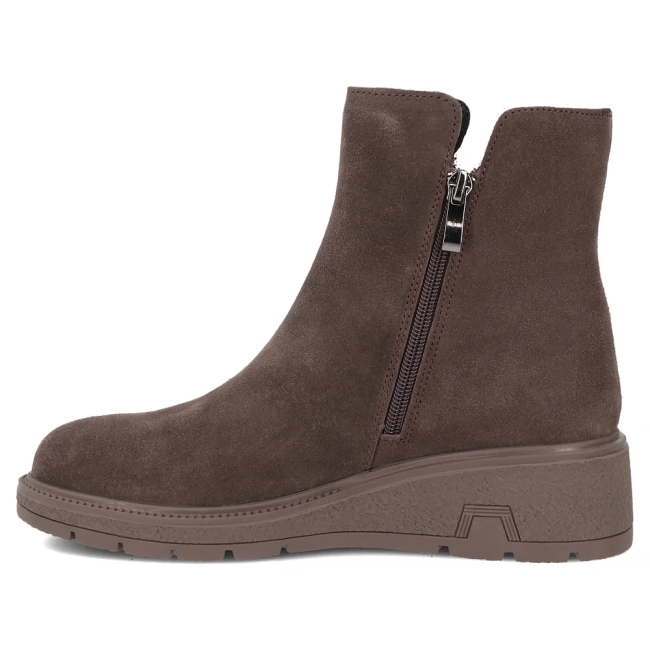 Leather wedge ankle boots Filippo DBT8058/26 D BR brown