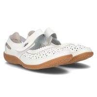 Skórzane półbuty Vinceza DP093/17 WH białe