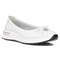 Leather shoes Filippo DP6718/25 WH white