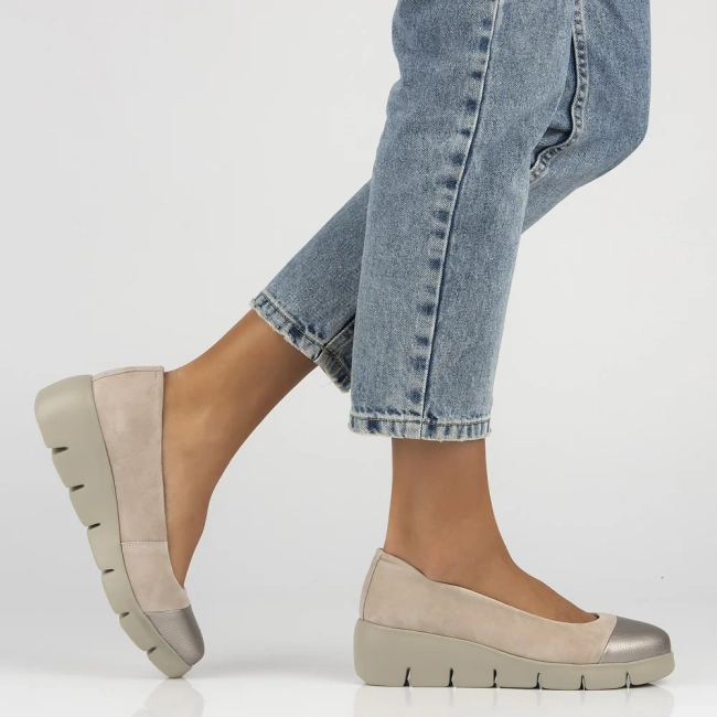 Leather shoes Filippo DP6758/25 BE beige