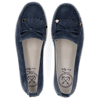 Leather shoes Filippo DP021/20 NV navy blue