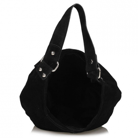 Handbag Toscanio Hobo Suede A284 black