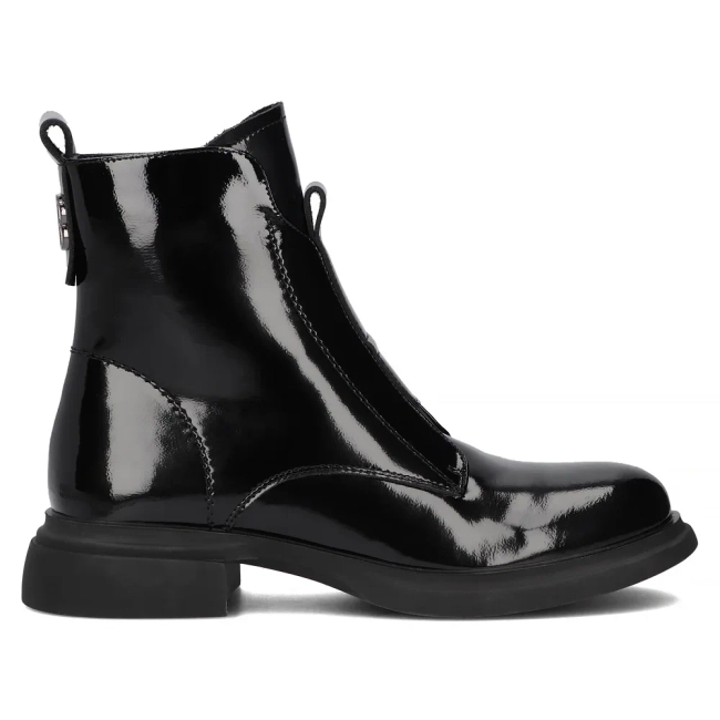 Skórzane botki Filippo DBT6540/24 BK czarne