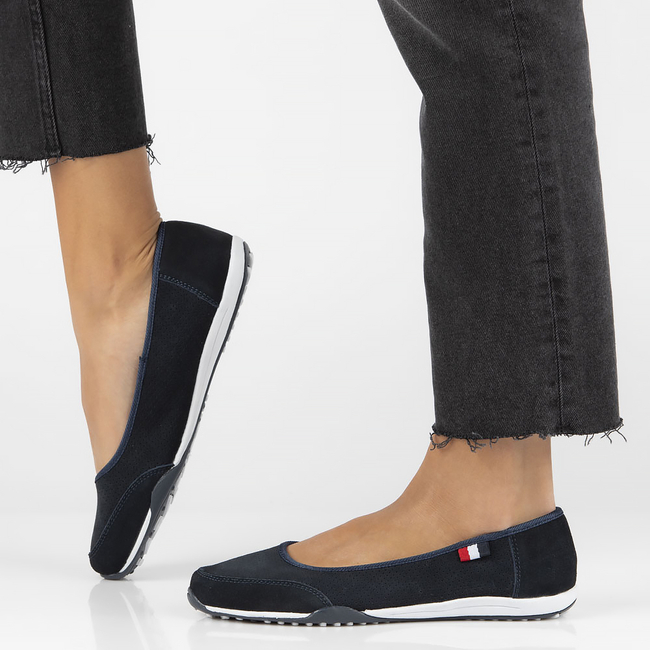 Leather shoes Filippo DP143/23 NV navy blue