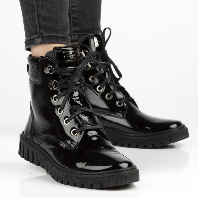 Trzewiki Filippo 515s czarny naplak