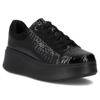 Leather sneakers Filippo DP7412/25 BK CR black